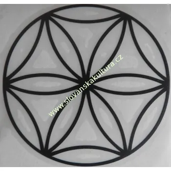 Samolepící dekorace Nálepka Perunova hvězda černá