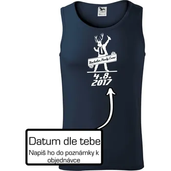 Bachelor Crew - Tílko pánské Core - XL ( Námořní modrá (velmi tmavá - téměř černá) )