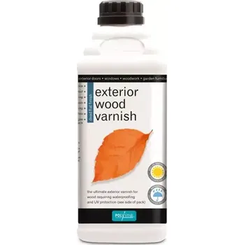 barva a nátěr na dřevo Exterior Wood Varnish - lak na exteriérové dřevo 500 ml Zcela matný