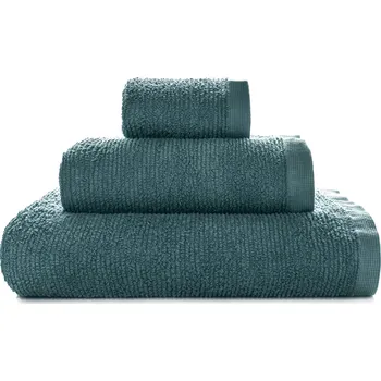 Utěrka Sada Froté ručníků Sorema Ribbon 550 gsm Zelenomodrá Deep Baltic