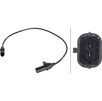 Auto elektroinstalace Generátor impulsů, klikový hřídel, , 46474583, 46754538, 46779352, 55187332, 55236455, HELLA, 6PU 009 167-331