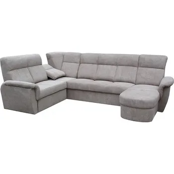 Sedací souprava MODENA U Pravá sedací souprava, látka HNĚDÁ Aragon 20 (FE) kolekce - "E" (K250) NOVÁ AKČNÍ LÁTKA