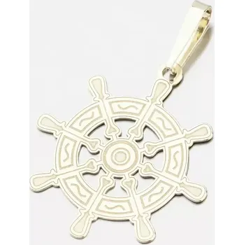 Přívěsek Přívěsek žluté zlato 585 kormidlo loď PAMŠ-130694