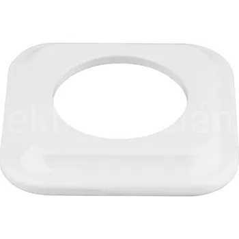 vypínač VINTAGE rámeček hranatý keramický bílá K2-R461-W