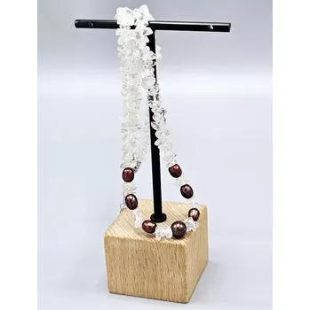 Náhrdelník Náhrdelník Sladkovodní perly s Křišťálem