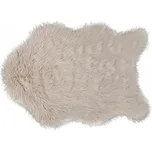 Umělá kožešina, béžová, 60x90, EBONY TYP 2
