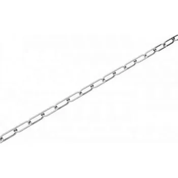 Řetízek Ocelový řetěz, 7mm, ZN, bez barvy, 430_10