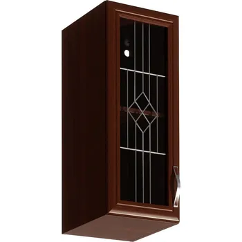 Kuchyňská skříňka Horní kuchyňská skříňka SICILIA G30S levá, ořech Milano/sklo