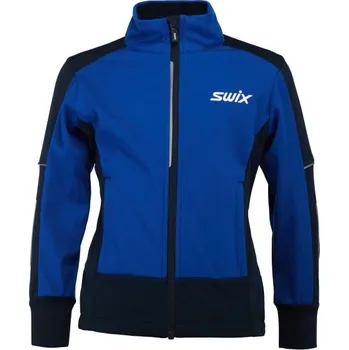 Chlapecká bunda Dětská bunda na běžky Swix DYNAMIC 140 Modrá, Černá, Bílá