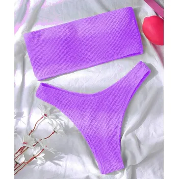 Dámské plavky Klasické dvoudílné plavky Velikost: M, Barva (Varianta): Fialová