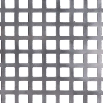 Plech Perforovaný plech čtvercový 1000x2000x2mm