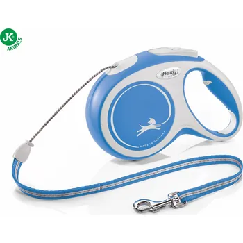 Vodítko pro psa flexi New Comfort Cord (lanko), velikost M, modré