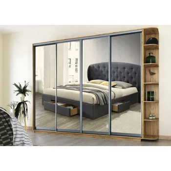 Šatní skříň Šatní skříň REFLECTION 280/220 artisan/zrcadlo