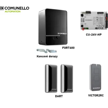 Pohon brány Sada pohonu pro posuvnou bránu do 400 kg, Comunello FORT400 (C)