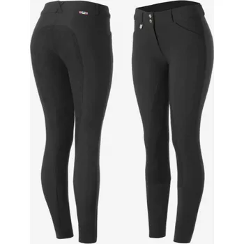 Jezdecké kalhoty Dámské rajtky Horze Grand Prix - s celokoženým sedem, 38 - Bílá