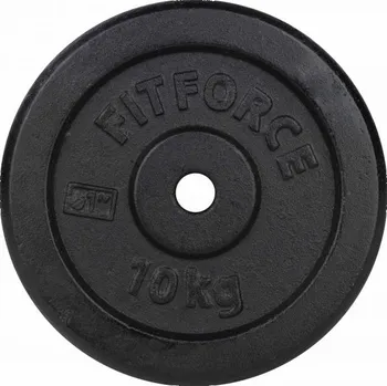 Nakládací kotouč Fitforce PLB 10 KG x 25 MM OS Černá