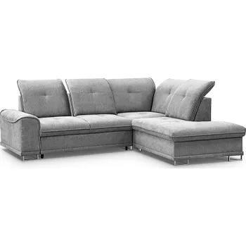 Sedací souprava BAHAMY - Pravá sed. souprava, látka SVĚTLE ŠEDÁ Matana light grey 03(Boss=3balíky) - kolekce "MRS" (K250)