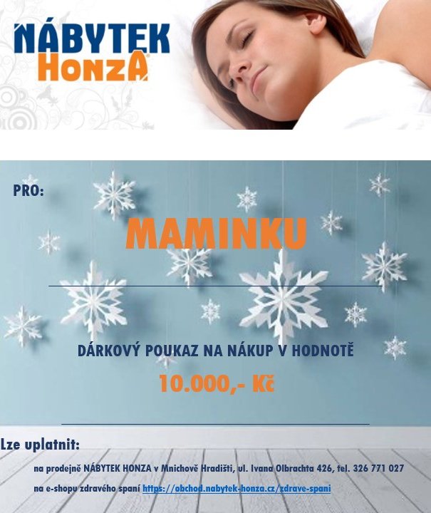 dárkový poukaz 10000,-