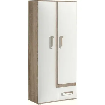 Šatní skříň Dětská šatní skříň APETTITA 3 dub jasný/bílá