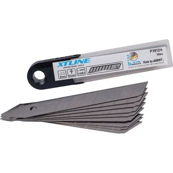 Pracovní nůž XTLINE Náhradní čepele | SK4, 18 mm, 0,5 mm (1bal/10ks) - P19124
