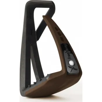 Freejump třmeny SOFT'UP LITE, Černá - Růžová