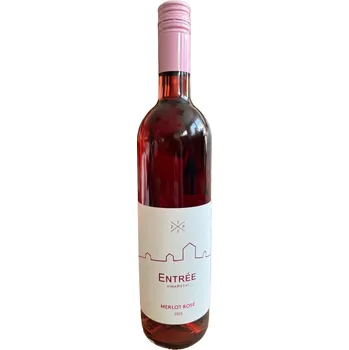 Víno Vinařství Entrée Merlot rosé 2023 výběr z hroznů polosladké 0,75 l