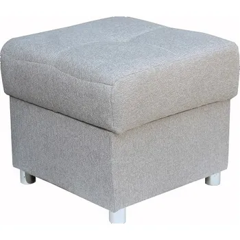 Taburet ALFA - taburet, látka Matana 01 světle šedá (FE) kolekce - "E" (K250)