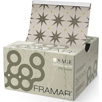 Odstraňovač barvy na vlasy Framar Sage Foil - Předřezaný středně pevný alobal s texturou