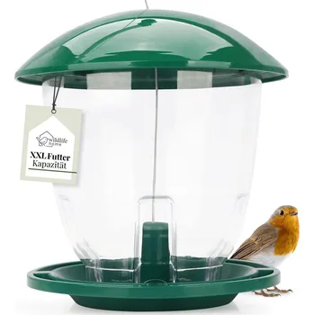Krmítko pro ptáka REAVET Objemné XL krmítko pro ptáky s širokým přibližovacím kroužkem