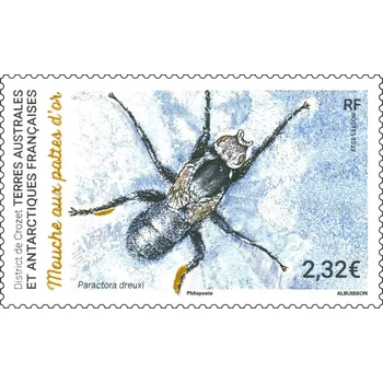 Poštovní známka Post France (2023) MiNr. 1177 ** - Francouzská Antarktida - Zlatonohá moucha