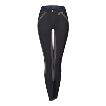 Jezdecké oblečení Dámské,dětské rajtky ELT Nadina, Dětské - 152 - Černá - Šedá