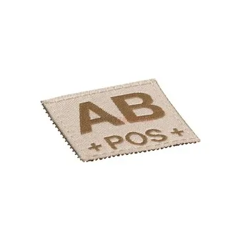 Nášivka Nášivka Claw Gear Bloodgroup AB POS - desert
