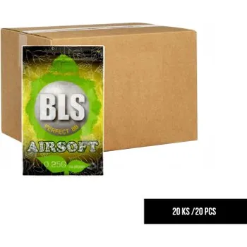 Airsoftová kulička Bedna BIO BLS kuliček, 20 x 0,25g