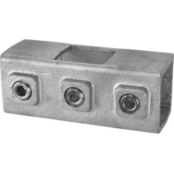Stavební profil Pozinkovaná spojka pro jekl 40x40mm, tvar kříž