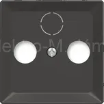 5011T-A00300 237 Kryt zásuvky TV matná černá ZONI ABB