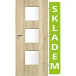 VILEN DOOR Interiérové dveře Deni 3/3 - Dub Halifax, 80/197 cm