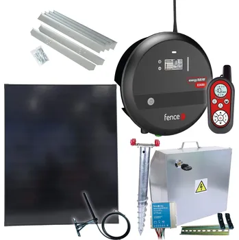 Ohradník VNT electronics s.r.o. Premium sada solárního ohradníku - Kompletní bezpečnostní schránka + 8 J RF chytrý zdroj, panel 200 W