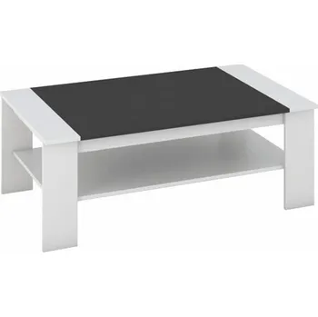 Konferenční stolek Konferenční stolek BAKER, bílá/černá