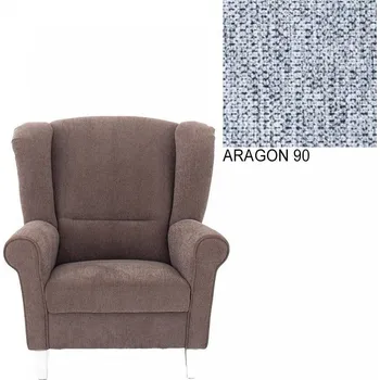 Křeslo AVA JIM XXL Čalúnená časť ARAGON 90 KRESLO XXL