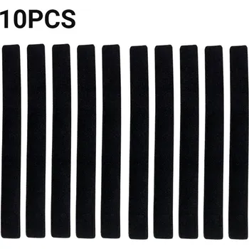 Rybářský prut Elastické poutko na prut s pevným držákem - 10ks (černá)