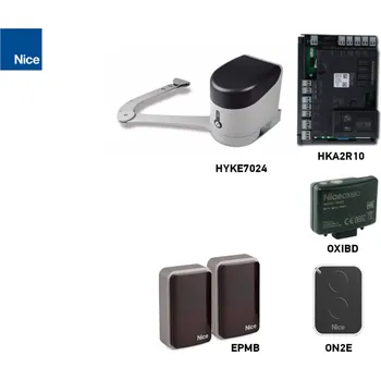 Pohon brány Sada pohonu NICE HYKE pro jednokřídlou bránu - 3,5m/330kg s fotobuňkami