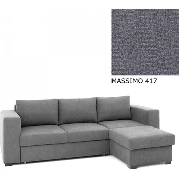 Sedací souprava Rohová sedací souprava AVA LUCY rozkládací s úložným prostorem, pravá, MASSIMO 417