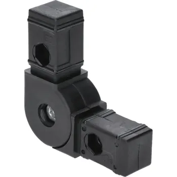 Stavební profil Plastová spojka profilů, pohyblivá, rohový tvar, pro profil 30x30x2