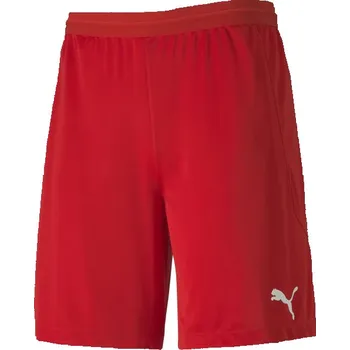 Pánské kraťasy Puma TEAM FINAL 21 KNIT SHORTS 2XL Červená, Bílá