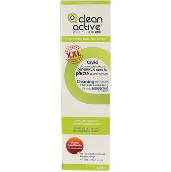 Roztok na kontaktní čočky Clean Active Premium XXL 600 ml