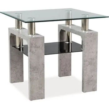 Konferenční stolek Konferenční stolek LISA D, beton/sklo
