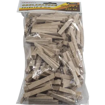 Sada nářadí VAŠEK Klínky montážní dřevěné | obkladačské 55x8x10 mm 1bal/250ks - Z1090220