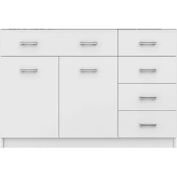 Komoda Komoda TOPTY 08, 2D5S, bílá/dub sonoma