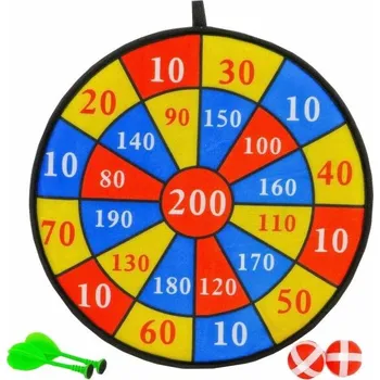 Terč na šipky VIZOPOL - Terč TERČ NA SUCHÝ ZIP UNI Mix 187296