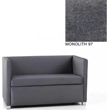 Křeslo Dvoumístné klubové křeslo AVA NATY 2ALR, MONOLITH 97